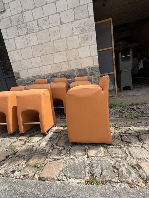 14 (2 sets van 7) design bar-taboerets 