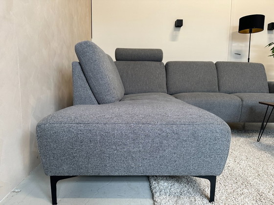 Image 1 of Canapé d'angle bleu/gris 250x215cm