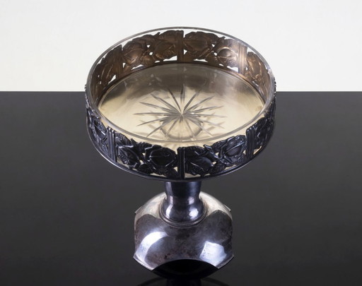 Art Deco Pedestal Bowl, 1920s–1930s