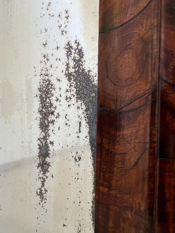 Image 1 of Cassettone - Noce - Comò con specchiera