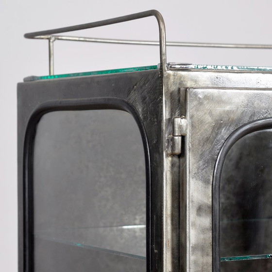 Vintage Ziekenhuiskast, jaren 70 – Kasten, Glass, Metal (photo 9 of 12)