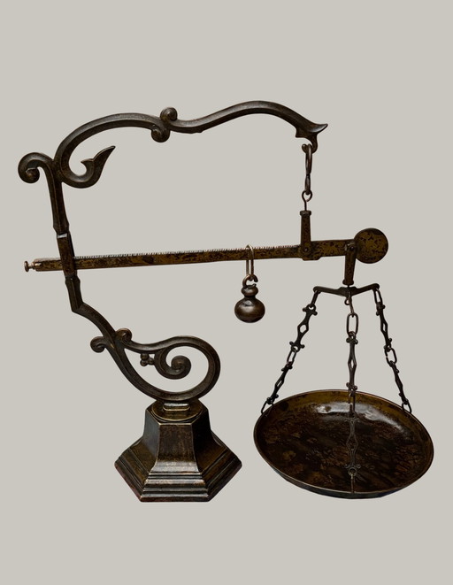 ⚖️ Tuscan Brass Scale | Italy | 1930–1940