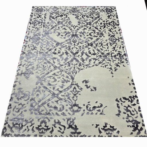 Alfombra moderna de lana y seda anudada a mano, 166 x 238 cm. – vloerkleden en tapijten, Wool (photo 2 of 7)