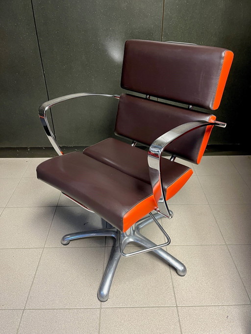 Leather Vintage Chairs Barbershop