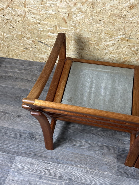 Image 1 of 60s 70s teak couch sofa 2-seater by Glostrup Møbelfabrik Denmark Design