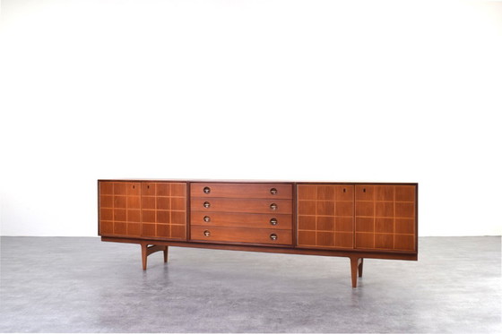 Image 1 of Mid-Century Teak Sideboard by Rolf Rastad & Adolf Relling for Gustav Bahus