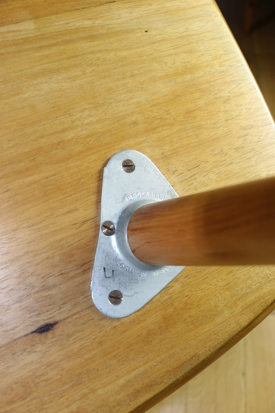 Image 1 of Skandinavischer schwedischer Couchtisch/Konsolentisch aus den 1970er Jahren – Walnuss