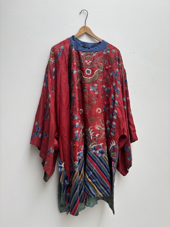 Image 1 of Robe antique chinoise dragon