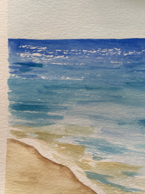 Image 1 of Seaside watercolor