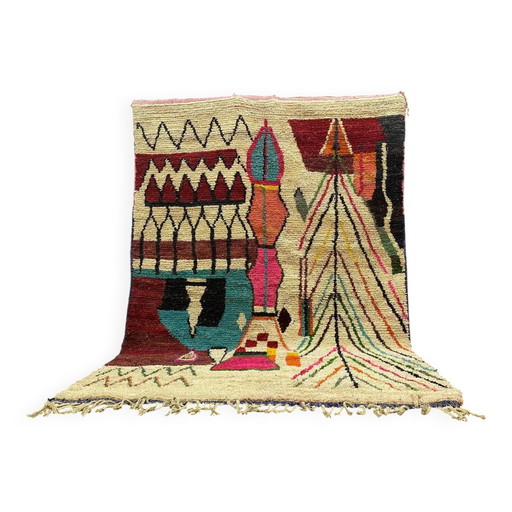 Großer Berber-Wollteppich 3x2 m