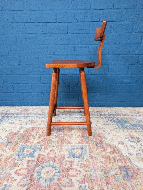 Image 1 of Sgabelli da bar brutalisti vintage, anni '60