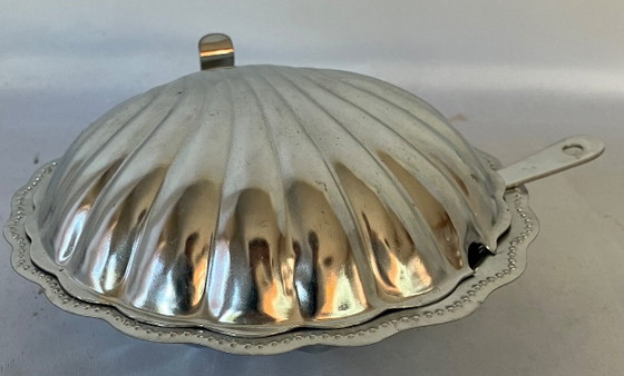 Burriera o ciotola per caviale vintage – Servizi da tavola, Glass, Metal (photo 4 of 5)