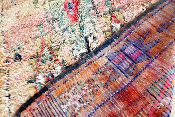 Image 1 of Tappeto bouaad marocchino dai toni tenui 392 x 188 cm 