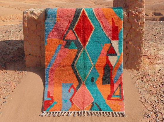 Tapis berbère fait main en laine colorée 200/300cm – Wool (photo 4 of 7)