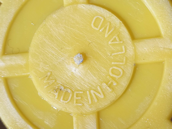 Image 1 of Portabottiglie vintage arancione giallo portabottiglie pladti