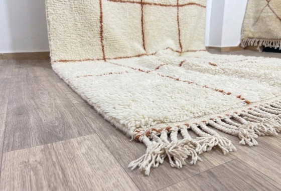 Alfombra bereber marroquí hecha a mano de 200 cm x 300 cm. – Cotton (photo 3 of 6)