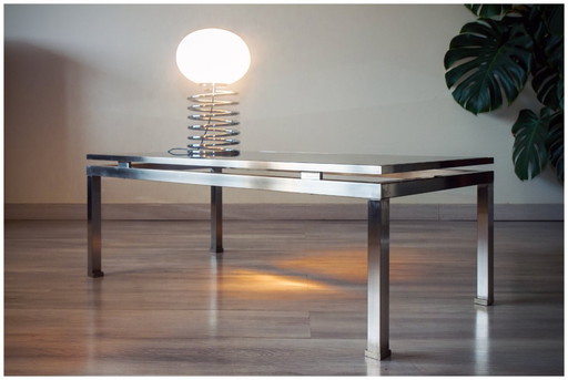 Table basse 1970 par Guy LEFEVRE pour la Maison JANSEN