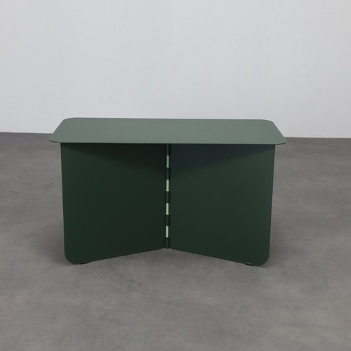 Side Table Hinge Large by Lex Pott for Puik Design dark green