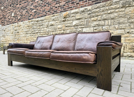 Image 1 of Leolux Vintage 60s 70s Benches Sofa Sofa Set Couch Set Armchair Seating Group Mid Century