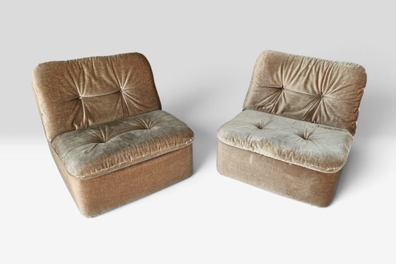 2 poltrone vintage verdi Cor "Ambo" di Jo Otterpohl – Divani modulari, Textile (photo 3 of 13)