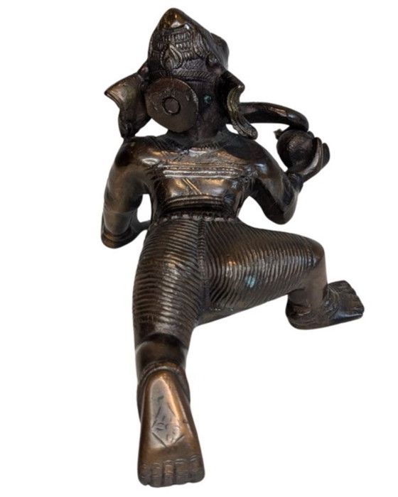 Ganesha rampant en bronze antique – Inde – Sculptures (photo 4 of 11)
