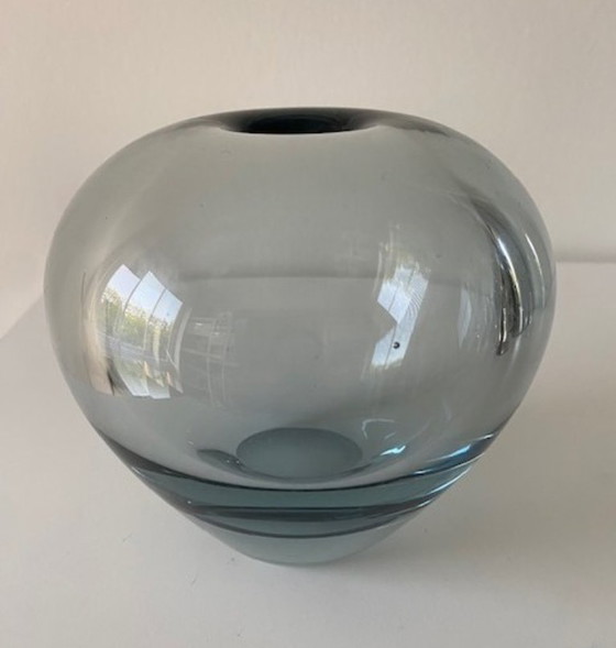 Image 1 of Holmegaard Denmark beautiful vase Rondo Per Lutken 1962