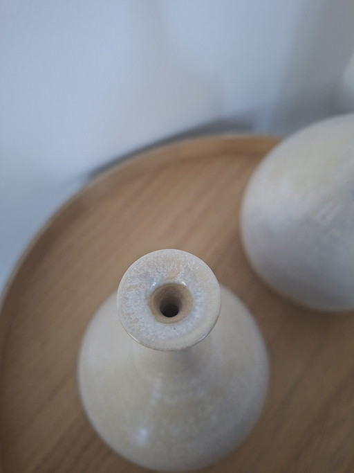 Titre : Magnifique ensemble de vases Gubbels Helden - Milieu du XXe siècle - Modèle 902 - État impeccable