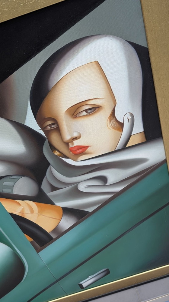 Grande reproduction Tamara de Lempicka, Objets d'art, Papier, Bois, Noir (photo 3 sur 8)