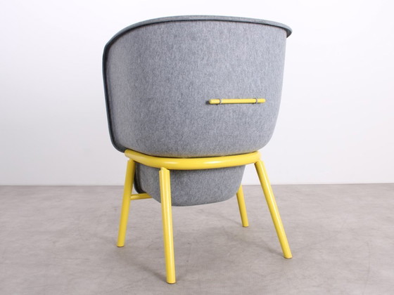 Image 1 of Fauteuil Vorm Pod Privacy gris/jaune