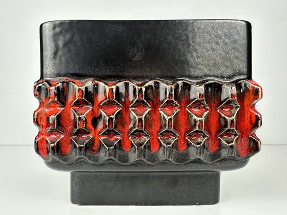 Image 1 of Vintage flower pot - square - Fohr Keramik