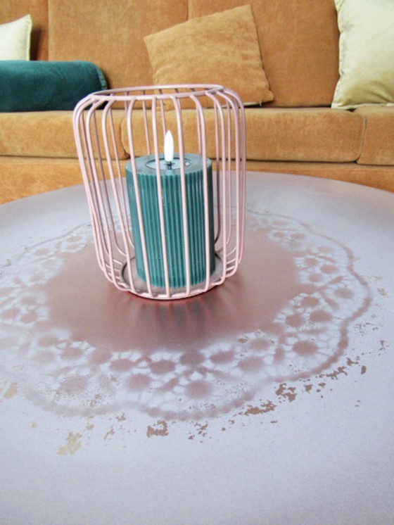 Image 1 of Table de salon en métal - vintage