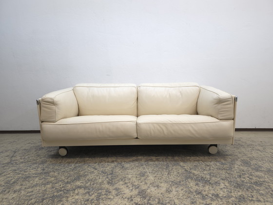 Image 1 of Poltrona Frau Set da due pezzi, poltrona di design, divano in pelle, divano