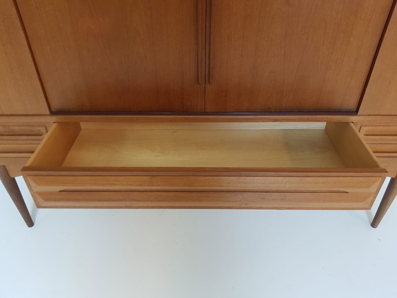 Vintage Wandkast Johannes Andersen Deens Teak Highboard – Wood (photo 14 of 15)