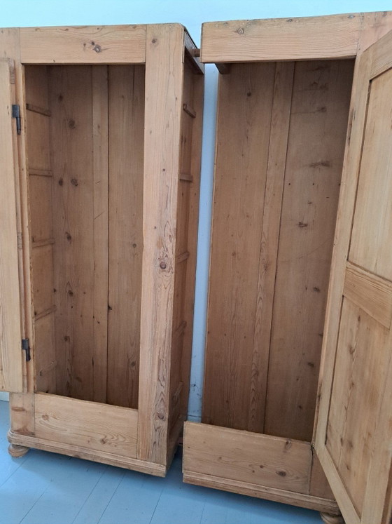 Mobiletto antico in pino per porcellane – Armadi contenitori, Wood (photo 10 of 10)