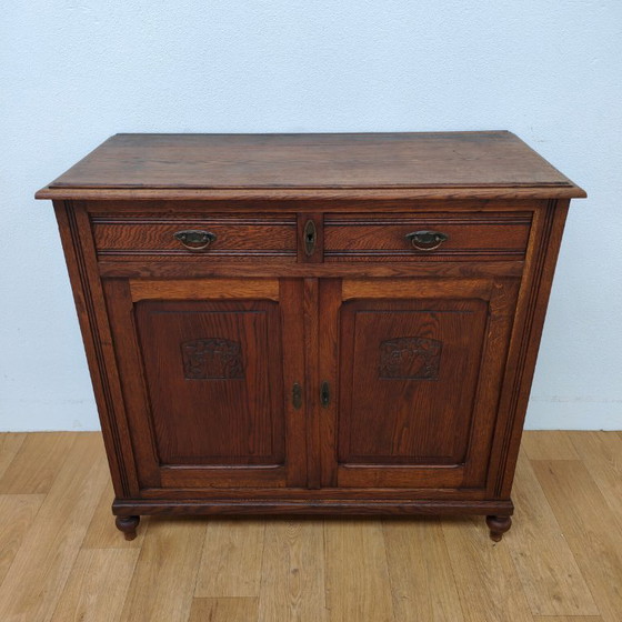 Image 1 of Credenza, cassettiera e comò antichi francesi vintage, mobili da bagno