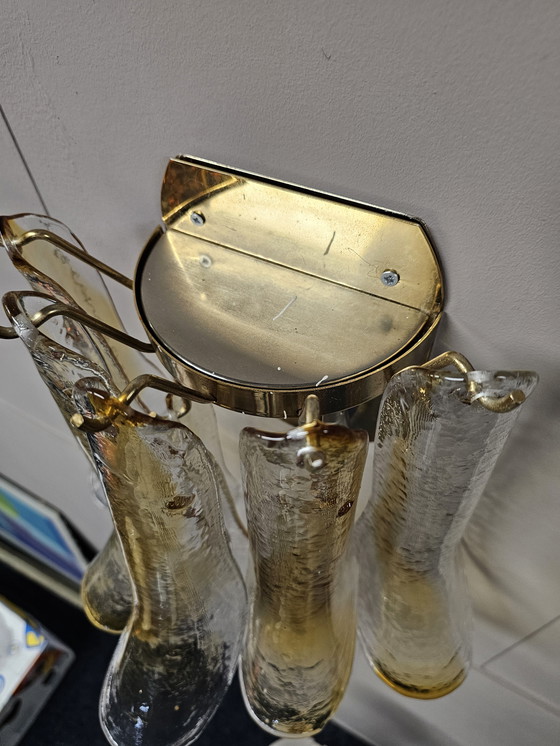 Image 1 of Applique La Murrina avec feuilles de pendentifs en verre de Murano