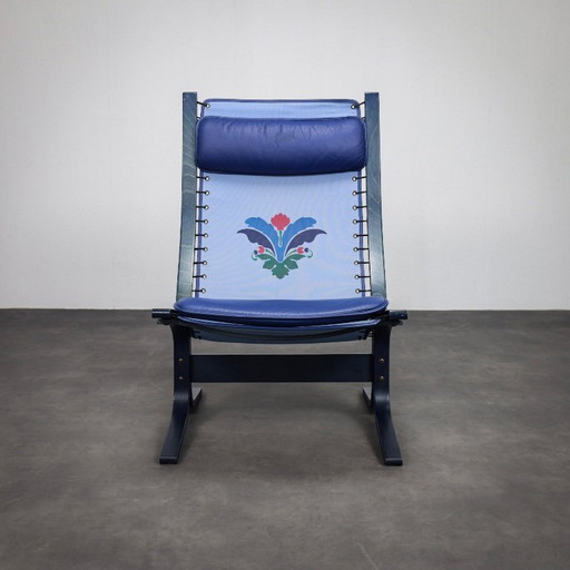 Sillón “Siesta” diseñado por Ingmar Relling para Westnofa, Noruega (década de 1970).
