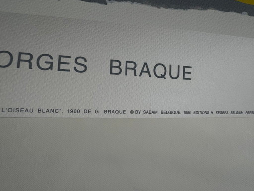 Georges Braque - Editions H. Segers Belgique - L'Oiseau noir et l'oiseau blanc - Années 1960