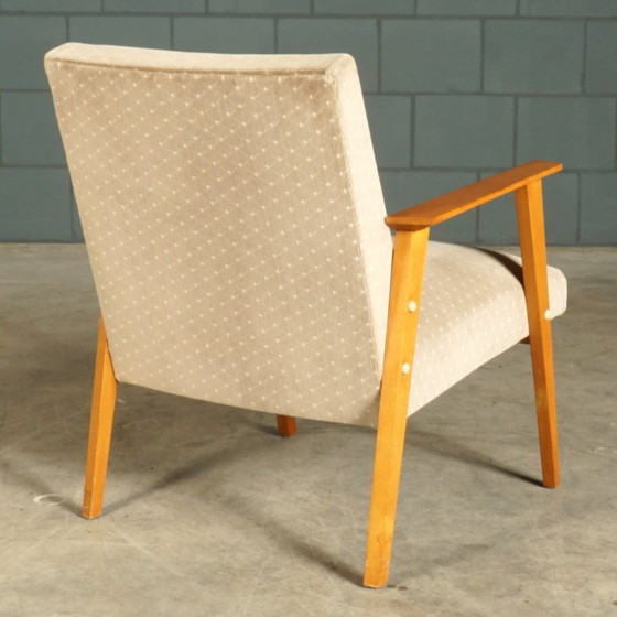 Poltrone da salotto danesi – velluto – noce – anni '60 – Textile (photo 8 of 15)
