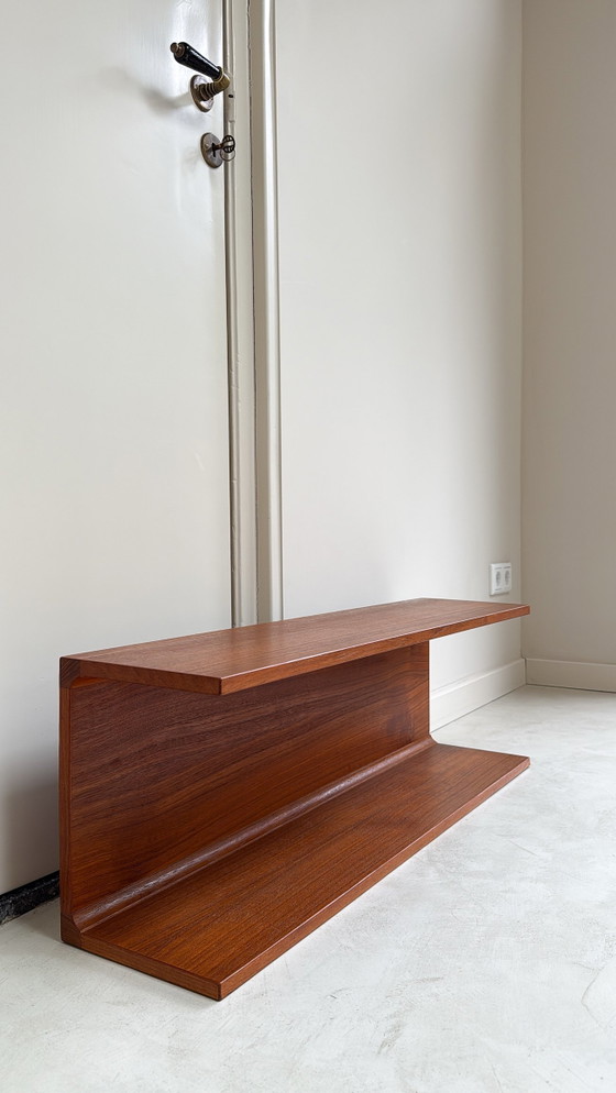 Mensola da parete vintage danese in legno di teak Pedersen & Hansen – Scaffali a muro, Wood (photo 5 of 13)