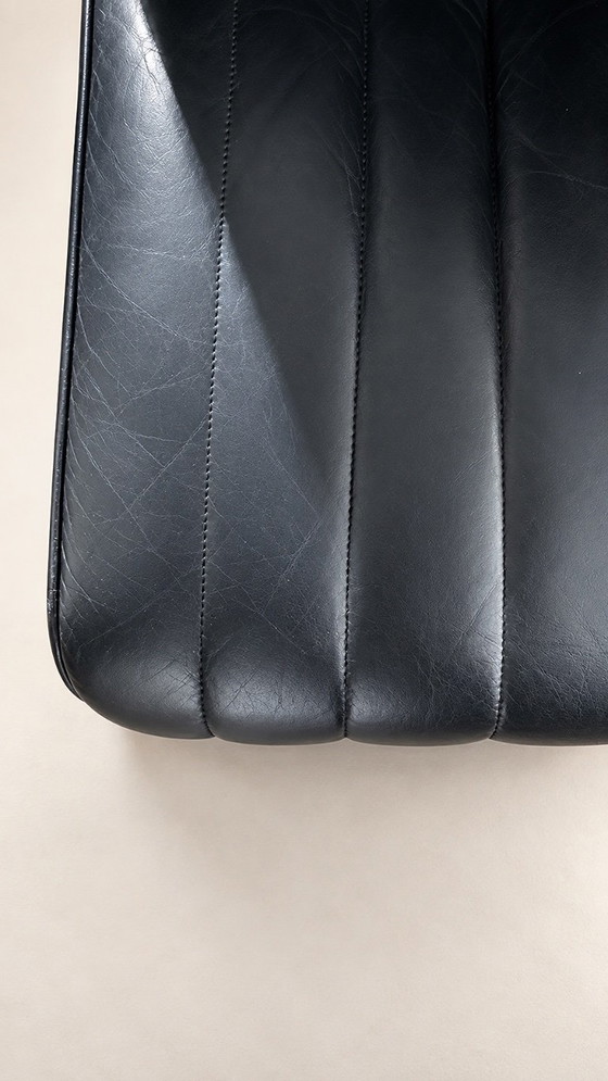 Divano Modulare '9000' in Pelle Nera di Tito Agnoli – Mobilier international, Divani modulari (photo 8 of 17)