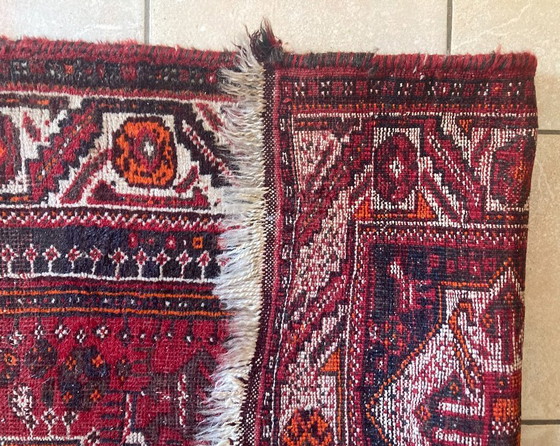 Image 1 of Tapis noué à la main style HERIZ - 163 x 117 cm - Laine sur coton - Vintage (fin des années 80)