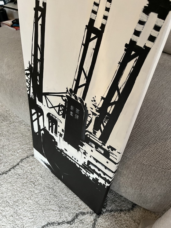 Image 1 of Painting Rotterdam harbor GovArt