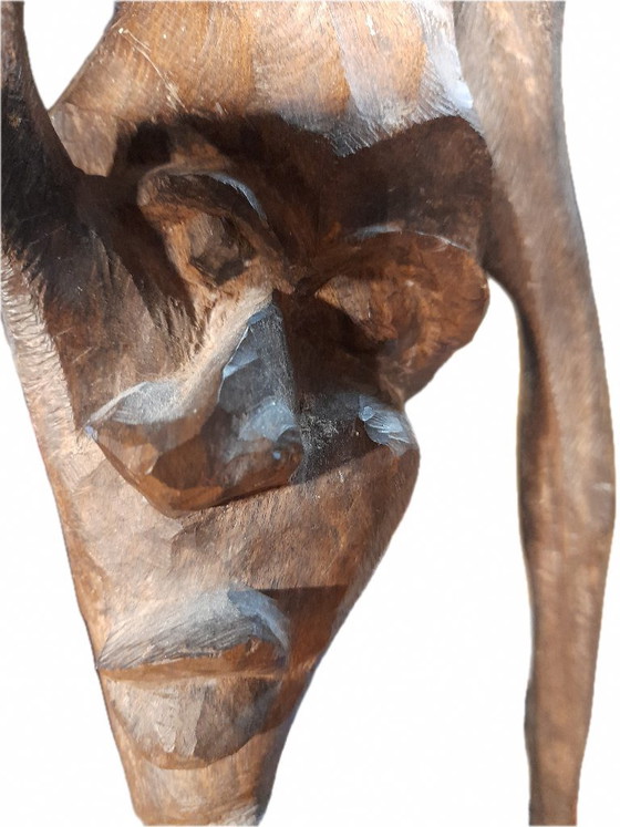 Makonde Shetani Beeld – Beeldhouwkunst, Wood (photo 6 of 11)