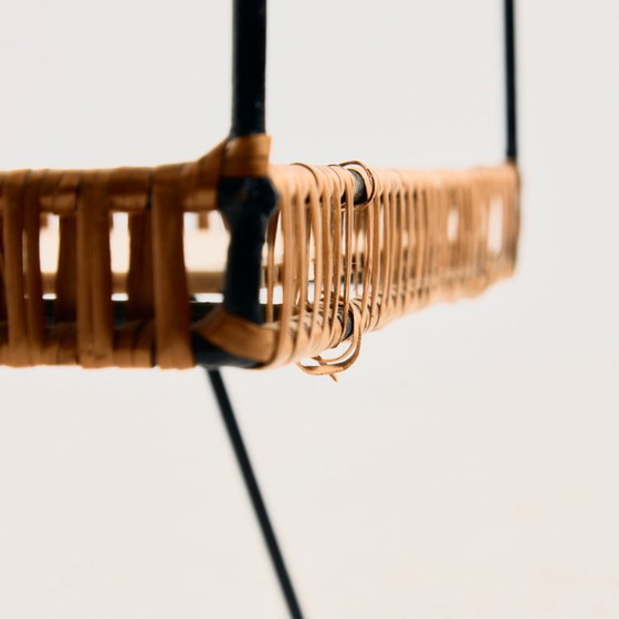 MK11315 Metalen trolley met details van bamboe en riet. – Serveerwagens, Bamboo (photo 8 of 10)