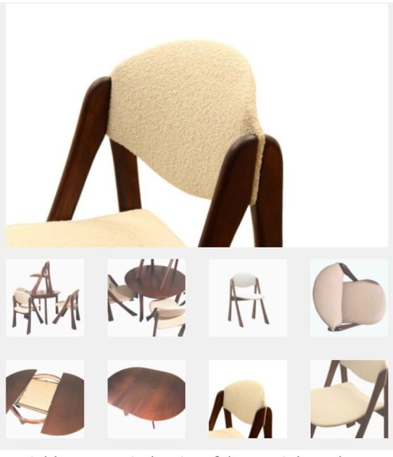 Image 1 of Tavolo da pranzo vintage in stile scandinavo