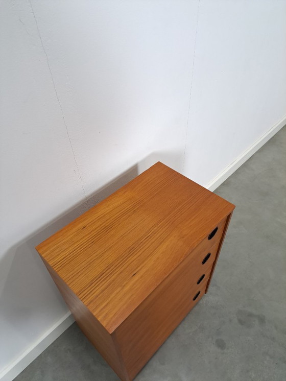 Image 1 of Scarpiera con maniglie rotonde nere, n. 2 vintage