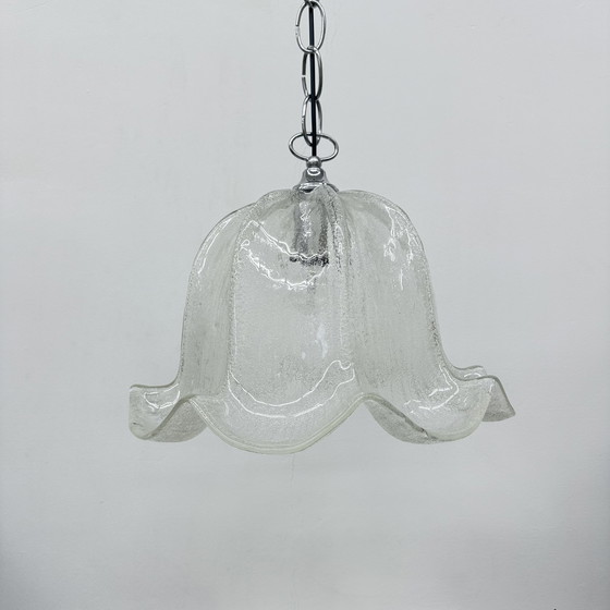 Image 1 of Lampe suspendue en verre de Murano, 1970