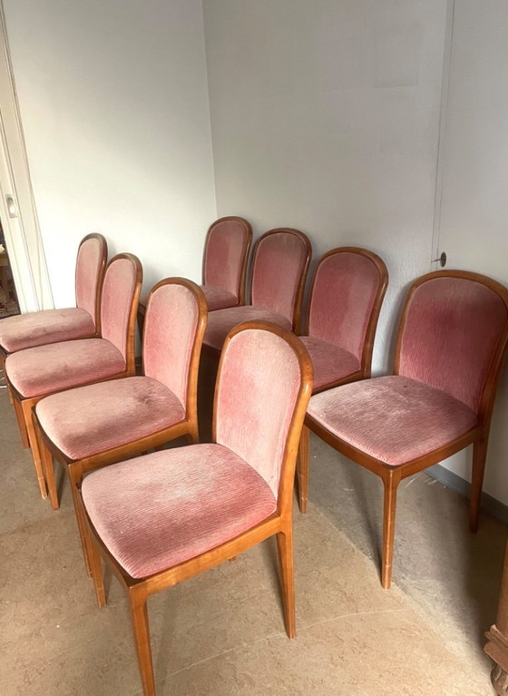 Image 1 of 8 Hollywood regency Stühle plus Armlehnstuhl