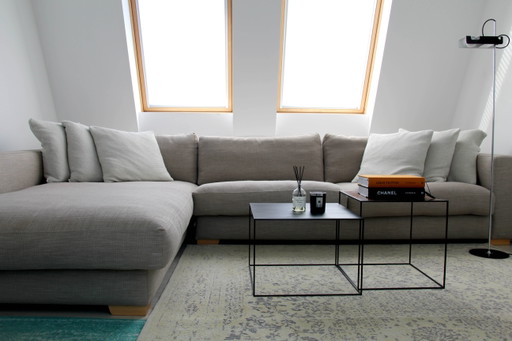 Canapé d'angle au design moderne